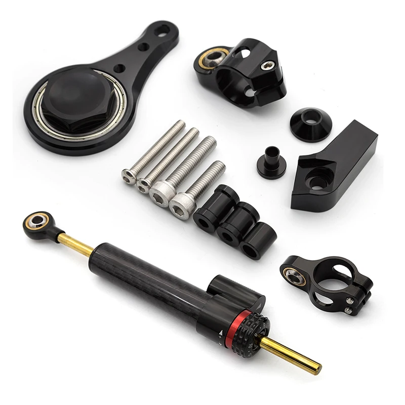 For Kawasaki Ninja ZX-6R ZX636 - Steering Damper Stabilizer Kit Cnc ulasan dan harga