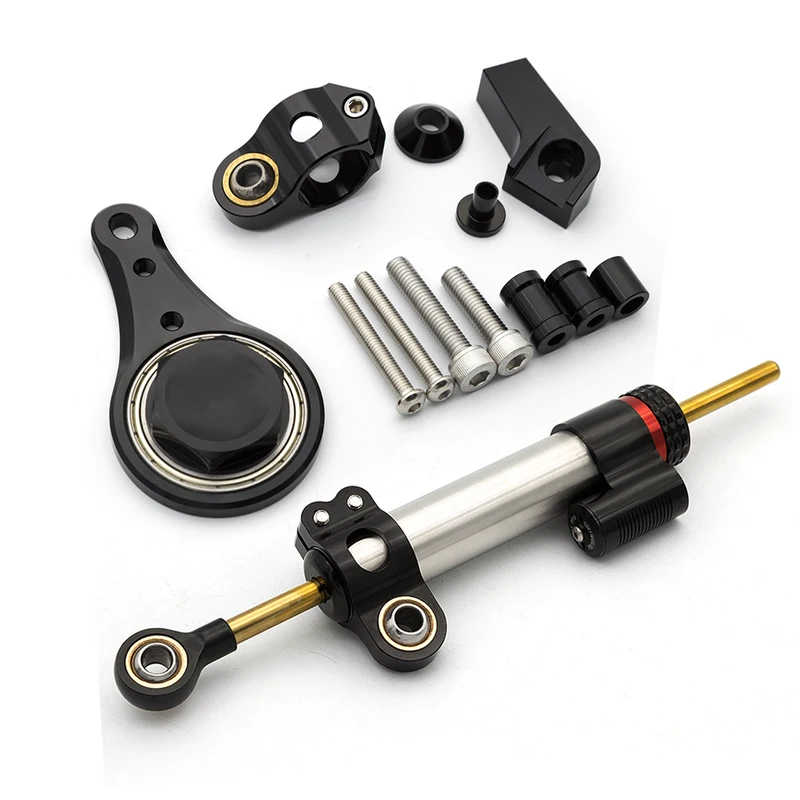 For Kawasaki Ninja ZX-6R ZX636 - Steering Damper Stabilizer Kit Cnc ulasan dan harga