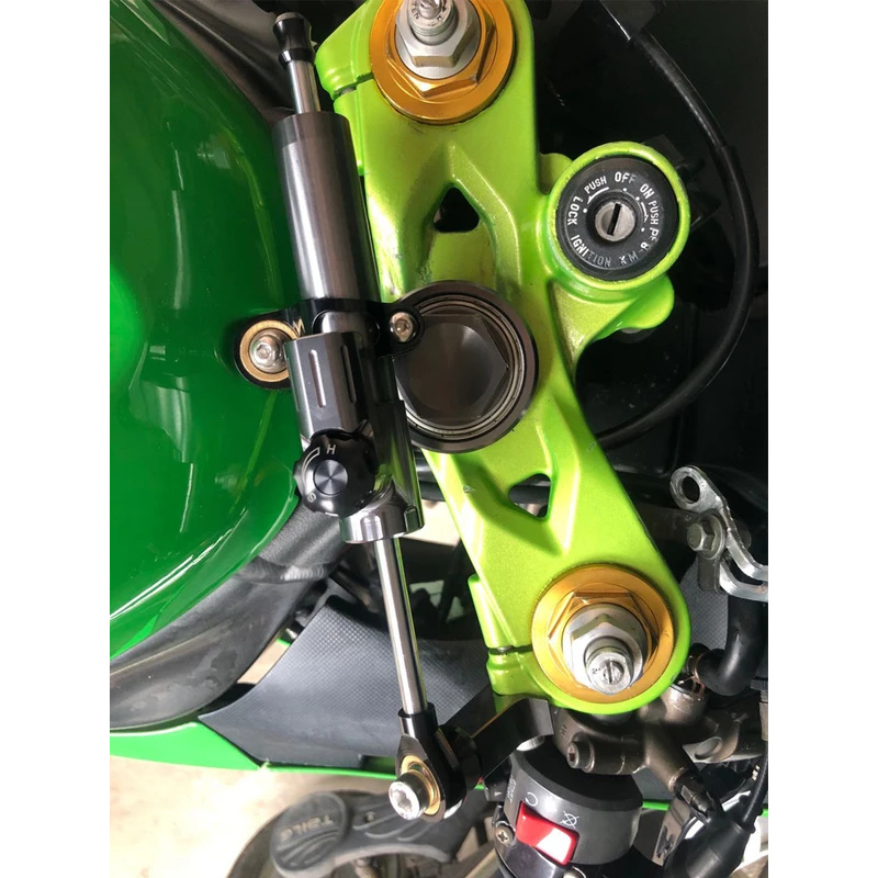 For Kawasaki Ninja ZX-6R ZX636 - Steering Damper Stabilizer Kit Cnc ulasan dan harga