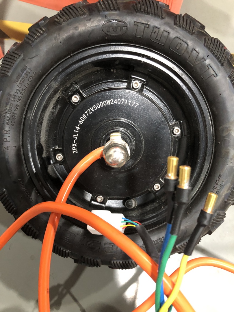 4000W 5000W 7500W 60MM Orange  - 60V 5000W Brushless Hub Motor ulasan dan harga